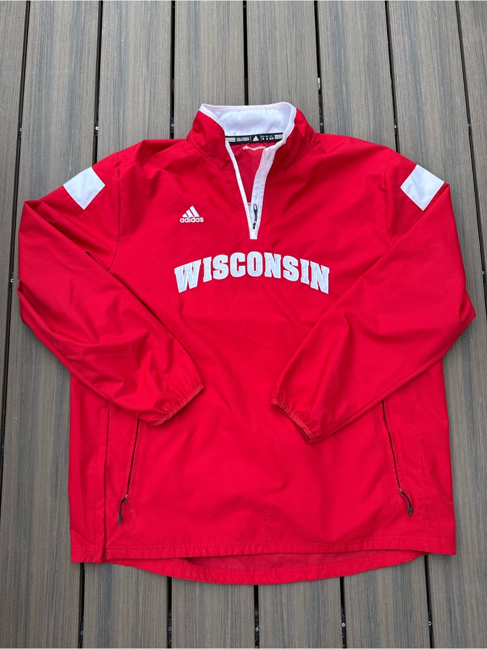 Adidas Wisconsin Badger Men’s Windbreaker